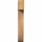 Ekena Millwork Del Monte Smooth Corbel, Western Red Cedar, 3 1/2"W x 10"D x 26"H COR04X10X26DEL00SWR - alternate 2